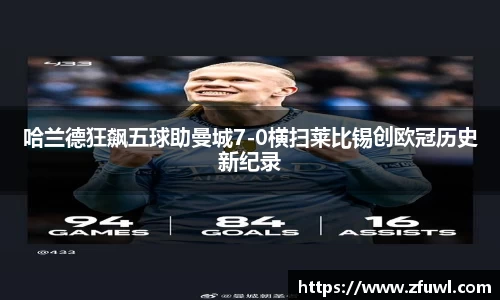 哈兰德狂飙五球助曼城7-0横扫莱比锡创欧冠历史新纪录